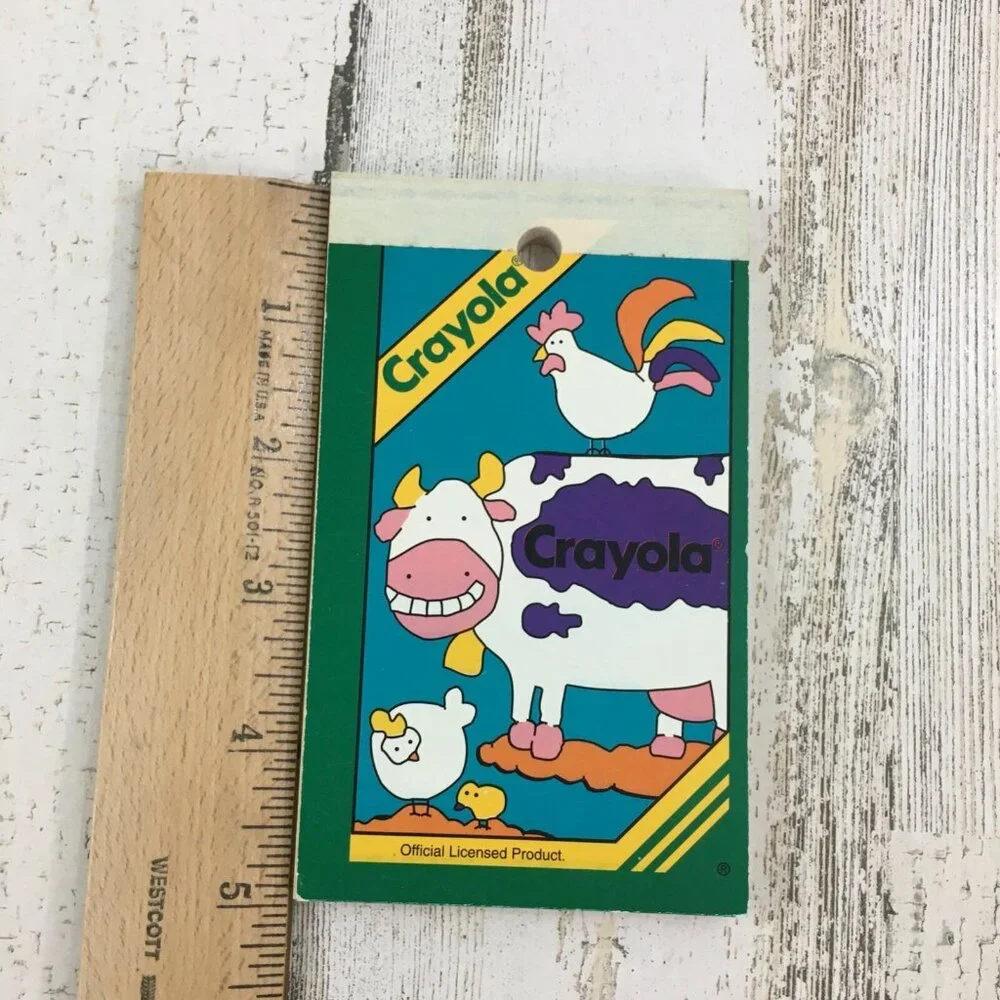 Vintage Crayola Rainbow Tablet Plymouth Small Notepad